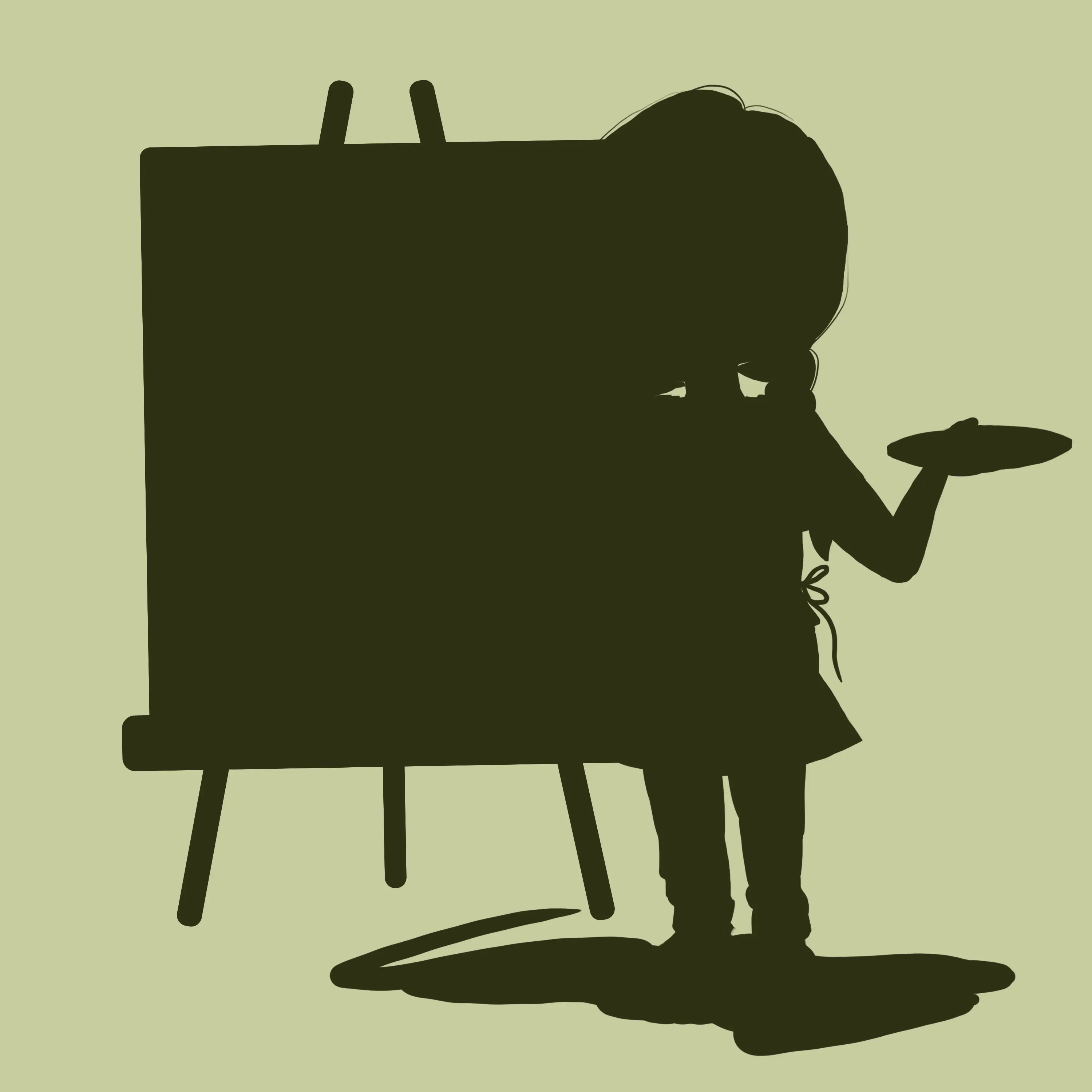 Painting Silhouette